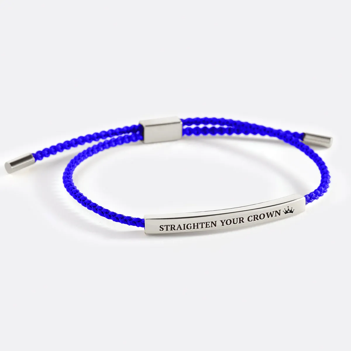 Remember Who You Are and Straighten Your Crown Tube Bracelet