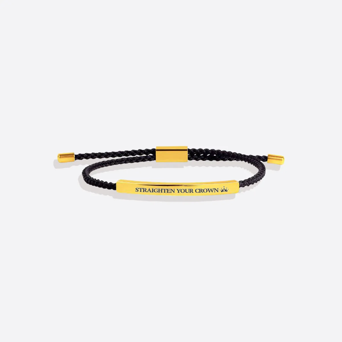 Remember Who You Are and Straighten Your Crown Tube Bracelet