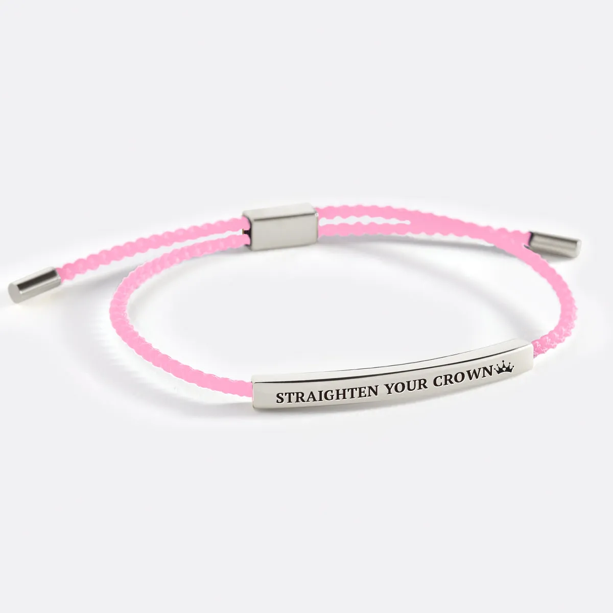 Remember Who You Are and Straighten Your Crown Tube Bracelet
