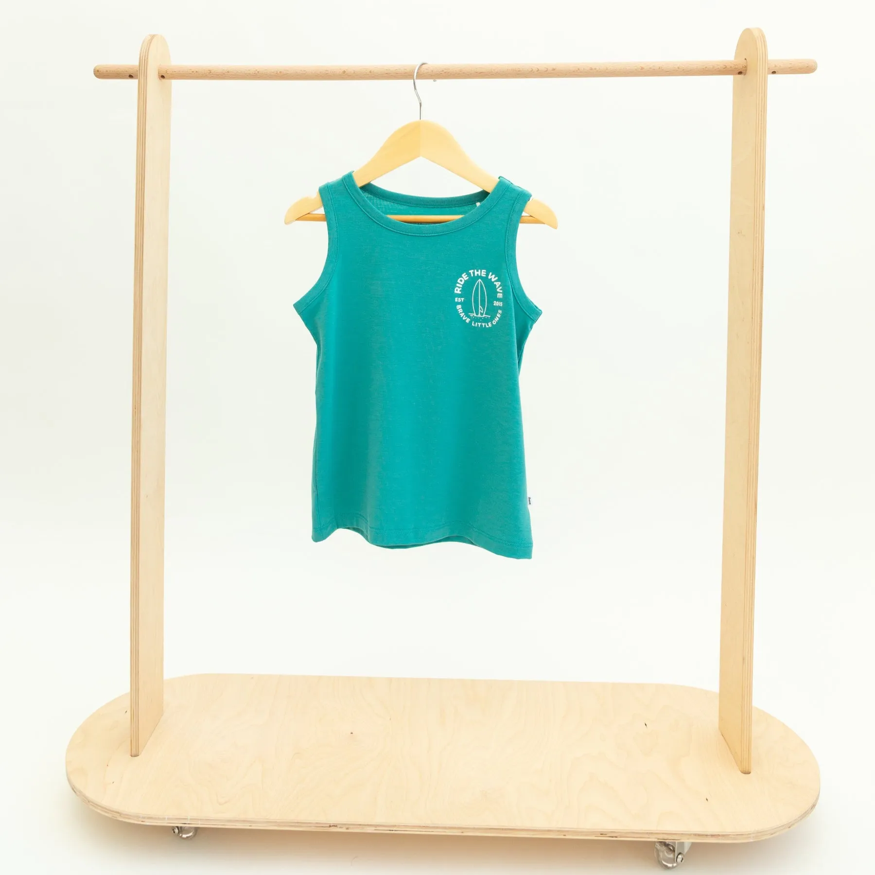 Ride The Wave Bright Blue Tank