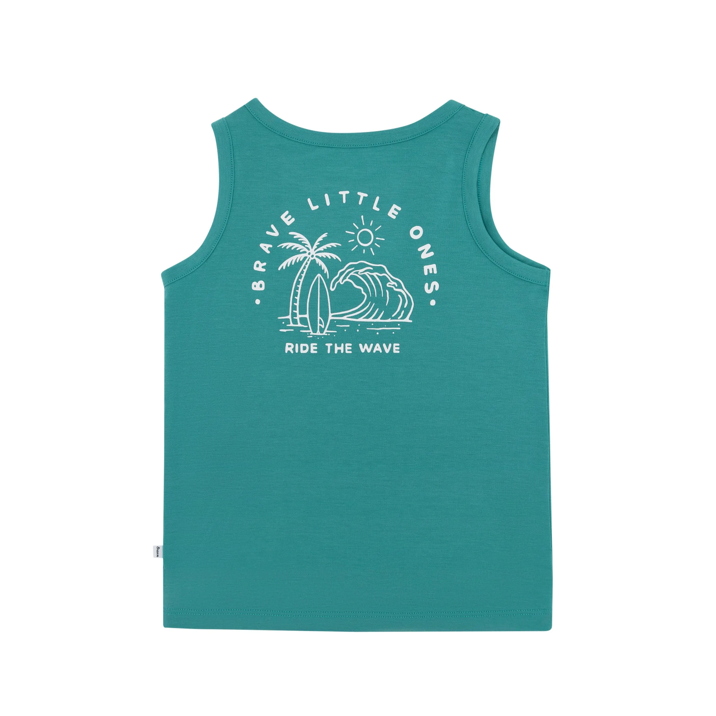 Ride The Wave Bright Blue Tank