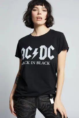 Rock Tee Back In Black