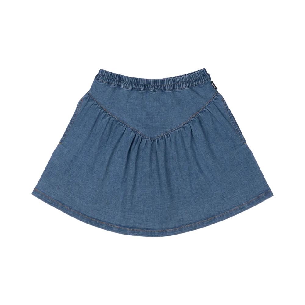 Rock Your Baby Skirt - Chambray Yoke