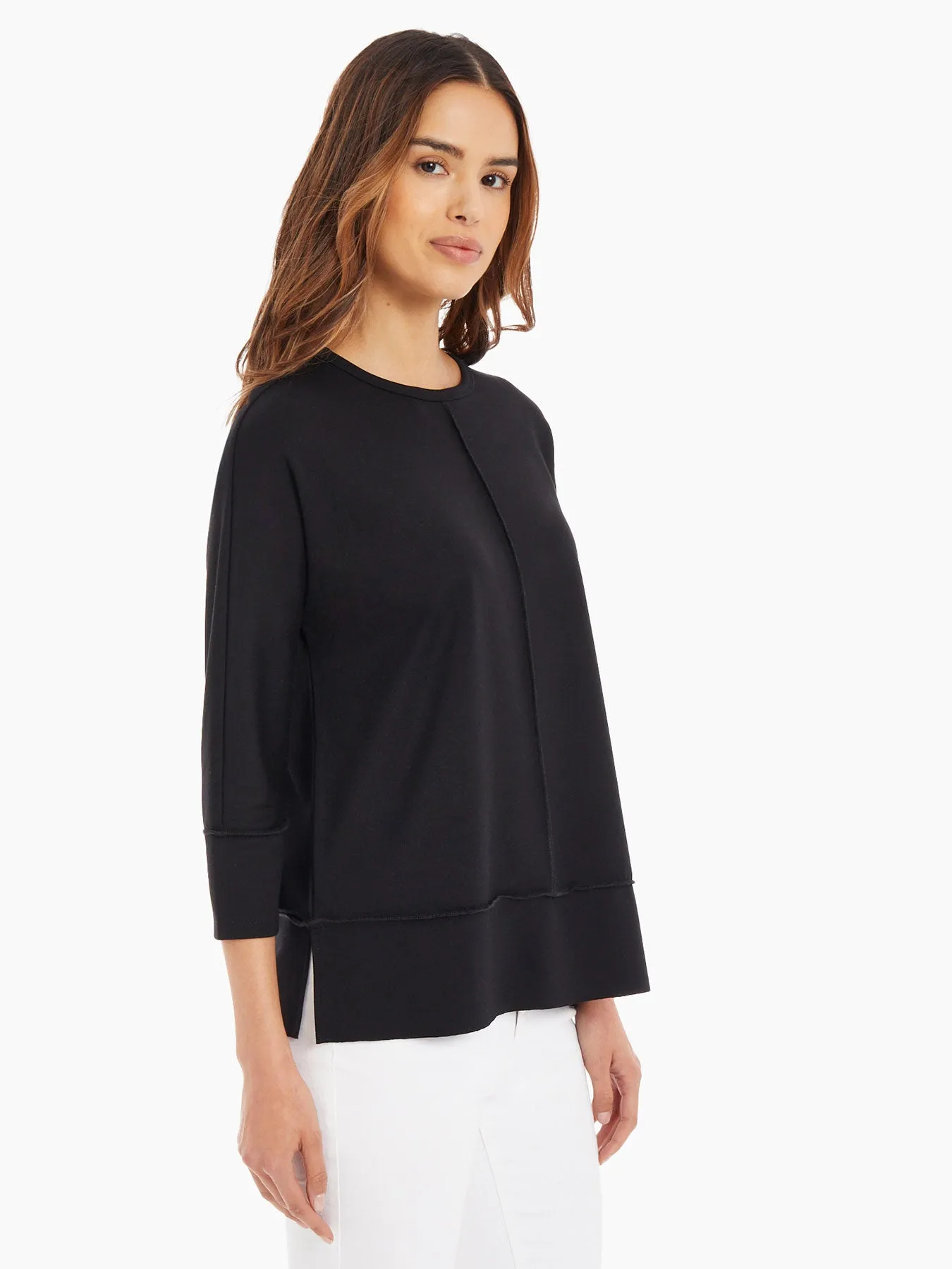 Seam Detail Dolman Tunic