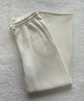 Seashell Ivory Sunkissedcoconut Blank Flare Sweatpants