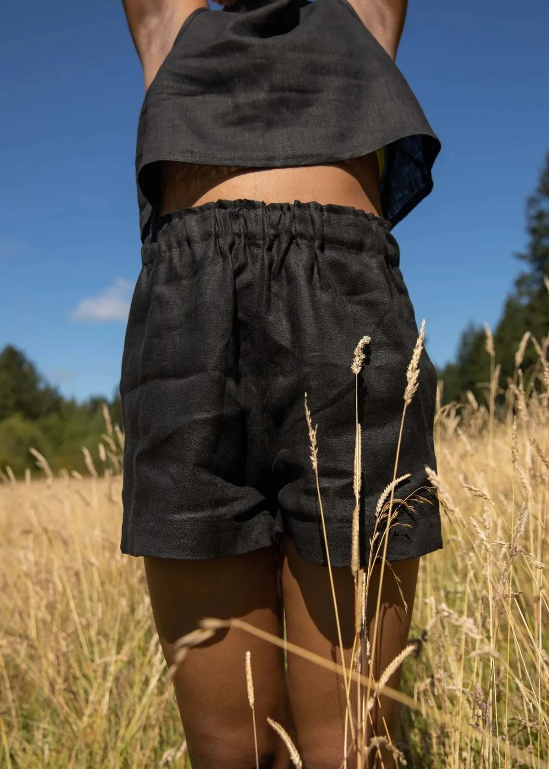 SHELTER - Eva Shorts in Black