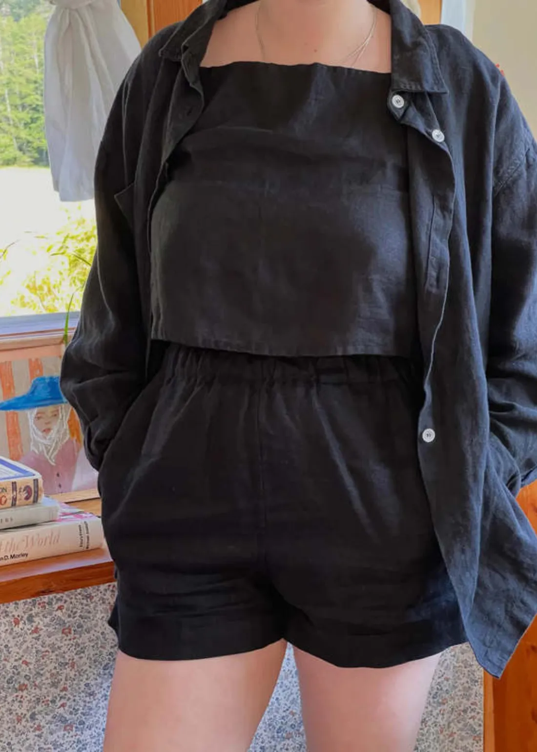 SHELTER - Eva Shorts in Black
