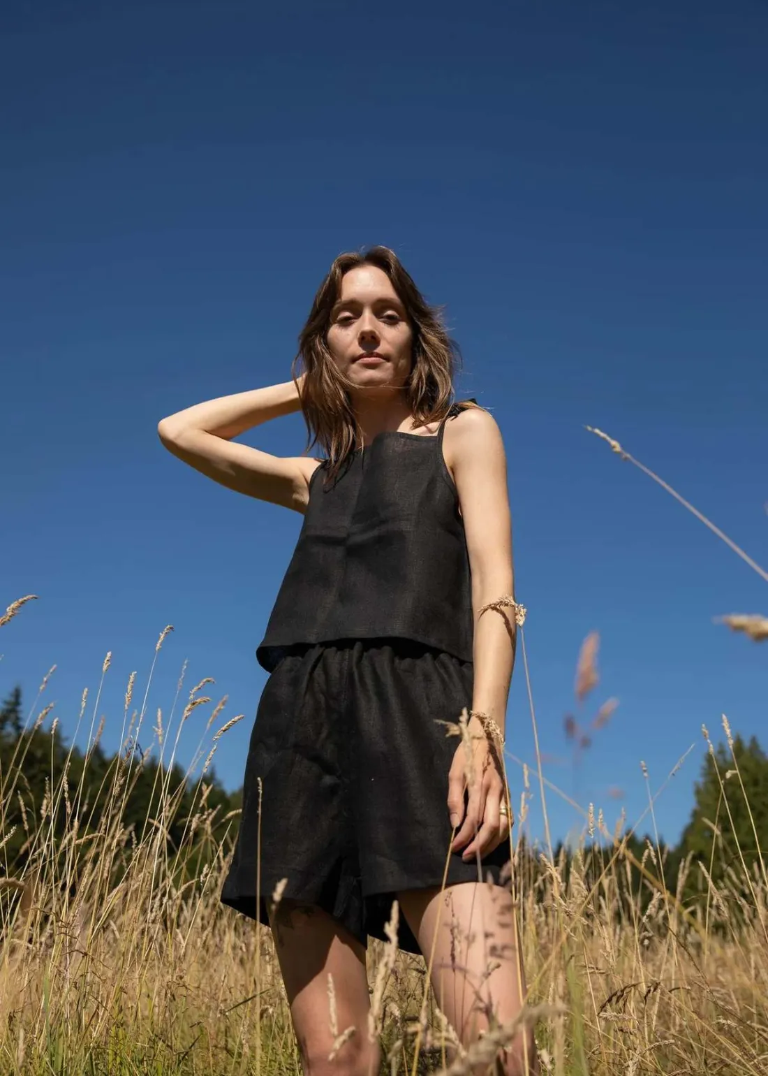 SHELTER - Eva Shorts in Black