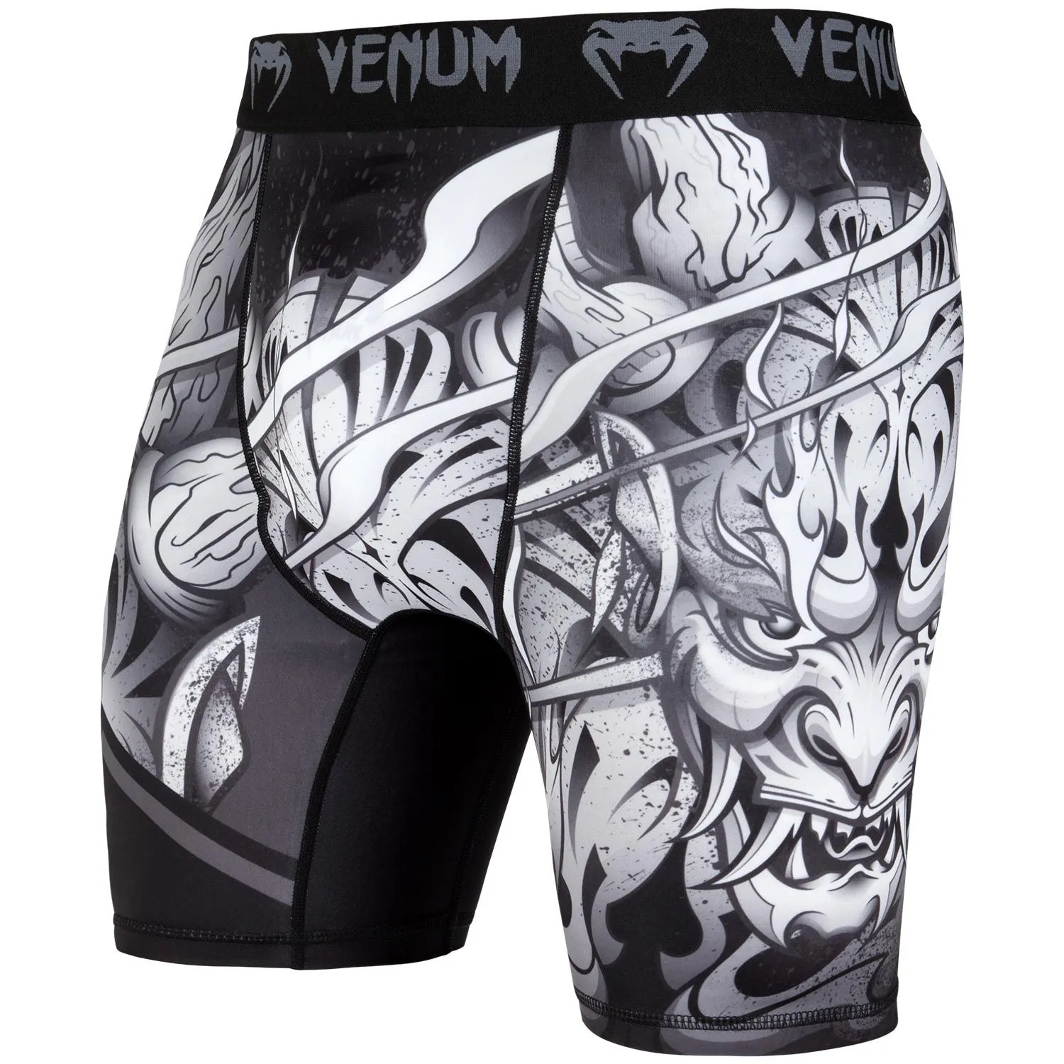 Shorts - Venum - Devil Vale Tudo Shorts - Sort-Hvid