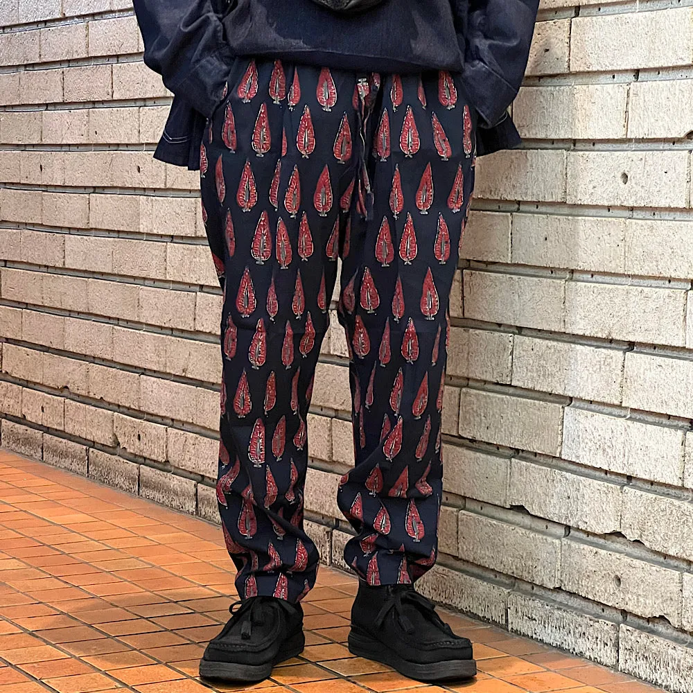 SOUTH2 WEST8 - String Slack Pant - Cotton Cloth / Batik Printed - OT553