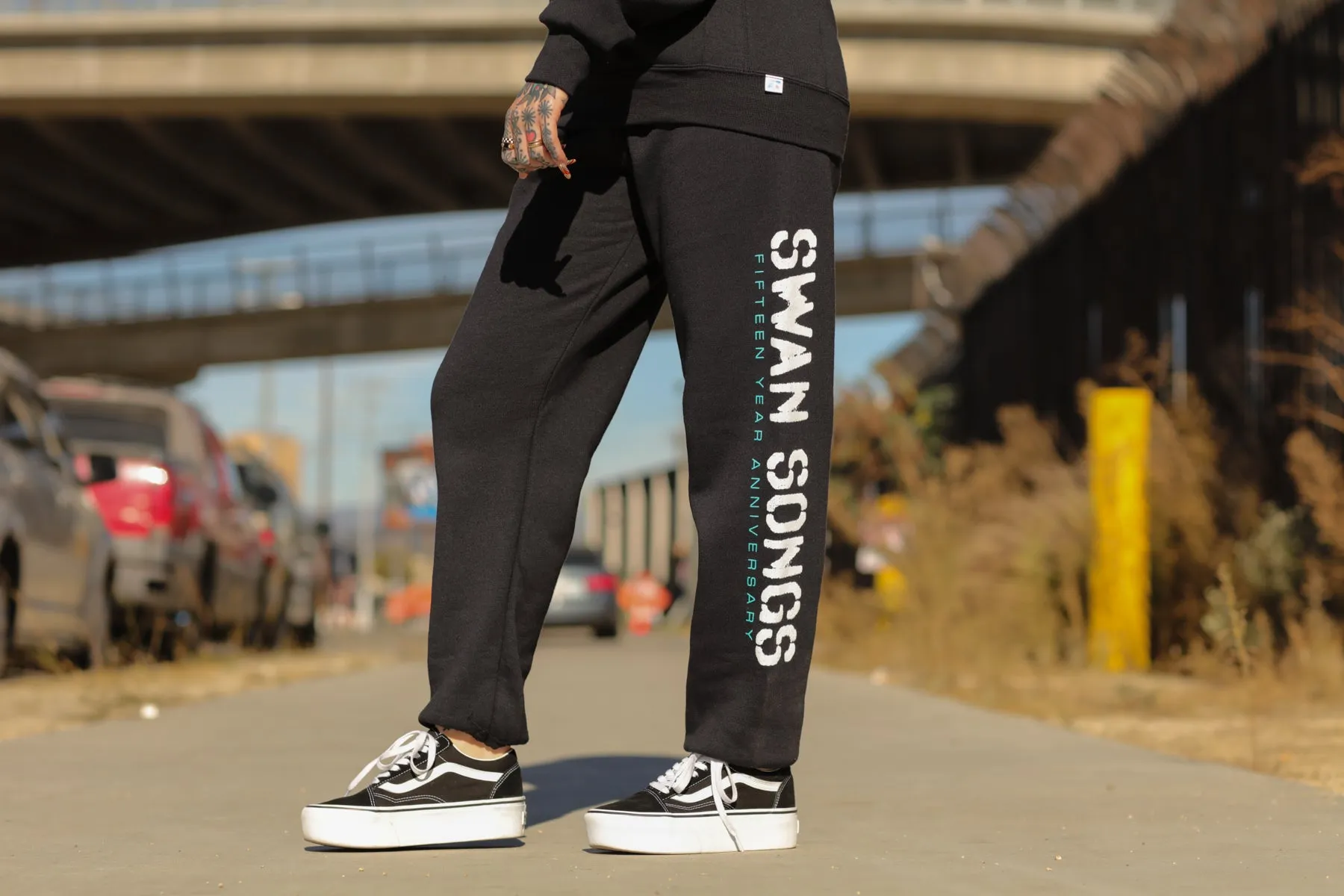 Swan Songs 15-Year Anniv. Sweatpants (Black)