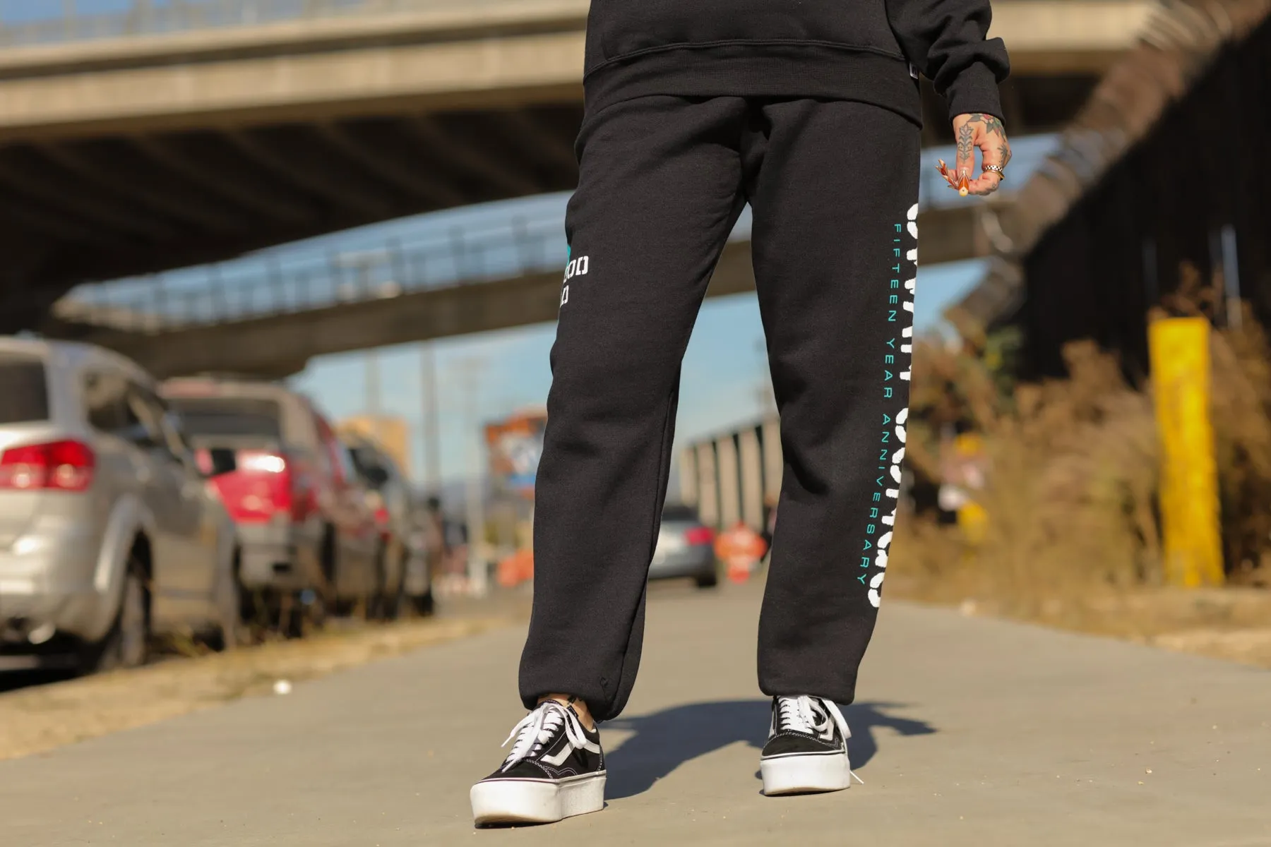 Swan Songs 15-Year Anniv. Sweatpants (Black)