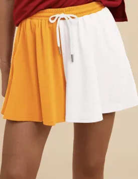 Tennessee Colorblock Flare Shorts