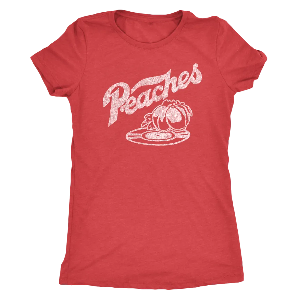 The Peaches "Record Crate" Women's Tri-blend Tee