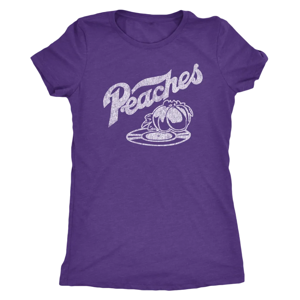 The Peaches "Record Crate" Women's Tri-blend Tee