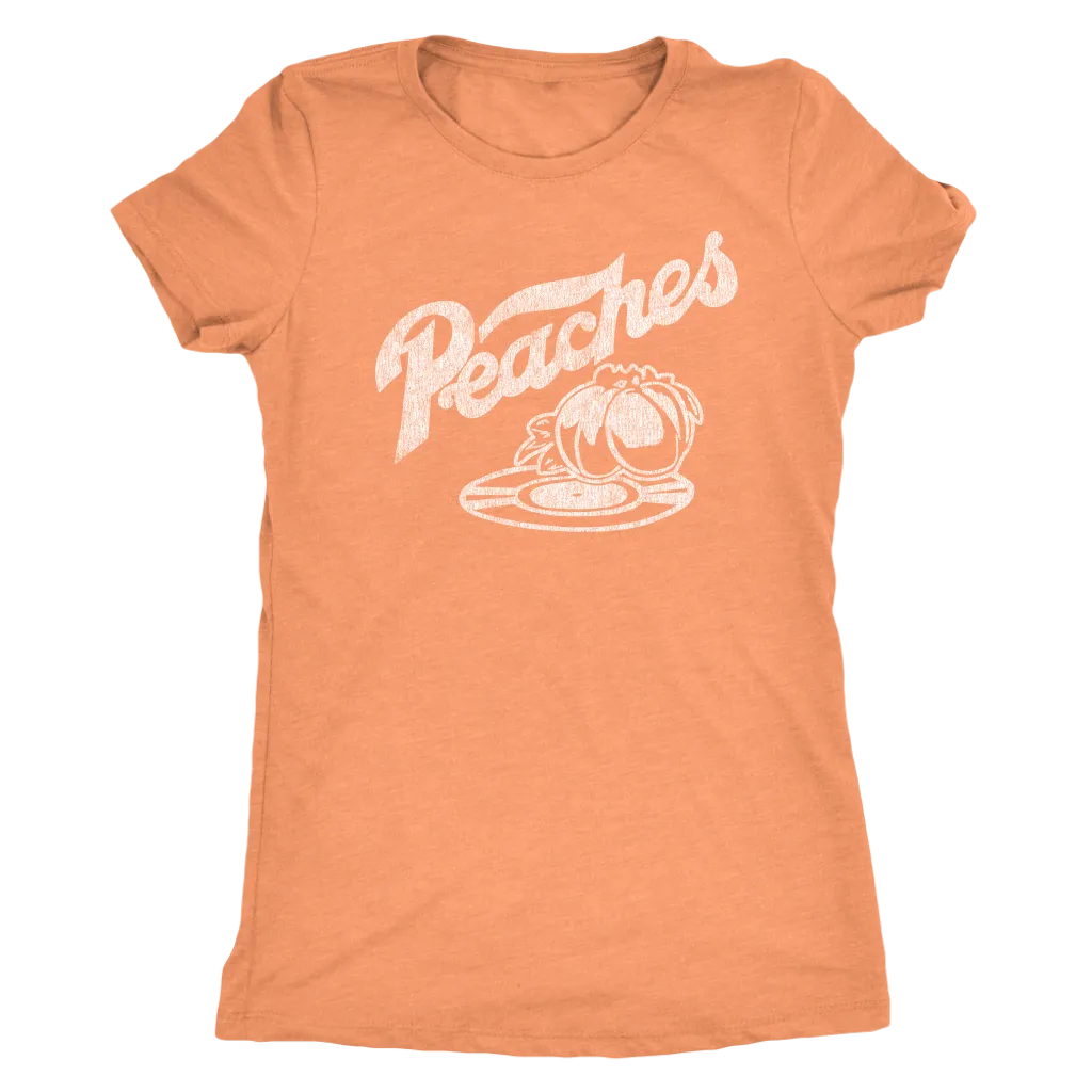 The Peaches "Record Crate" Women's Tri-blend Tee