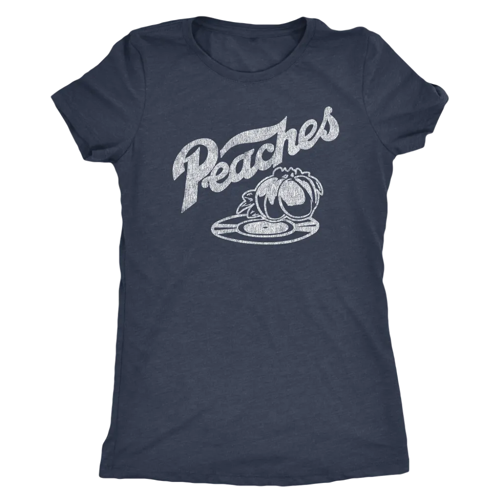 The Peaches "Record Crate" Women's Tri-blend Tee