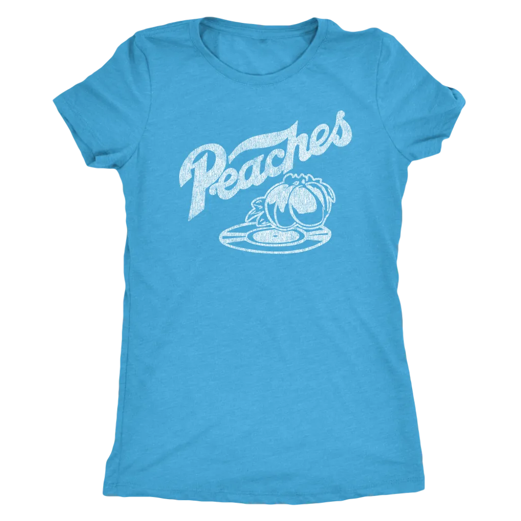 The Peaches "Record Crate" Women's Tri-blend Tee