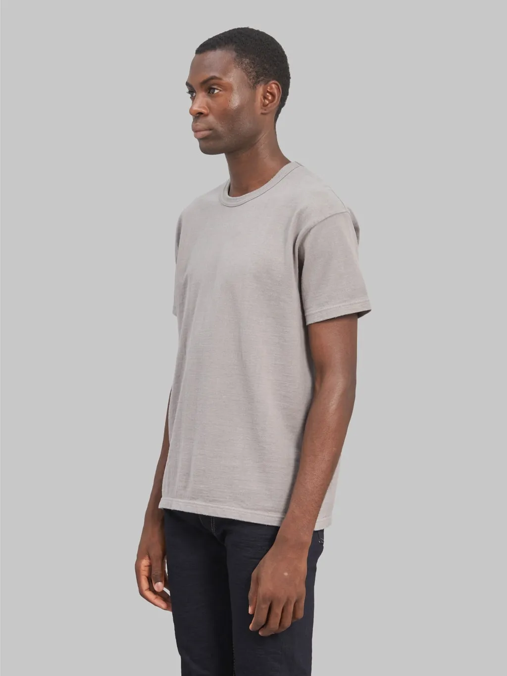The Rite Stuff Heavyweight 9oz Loopwheel Tee Grey