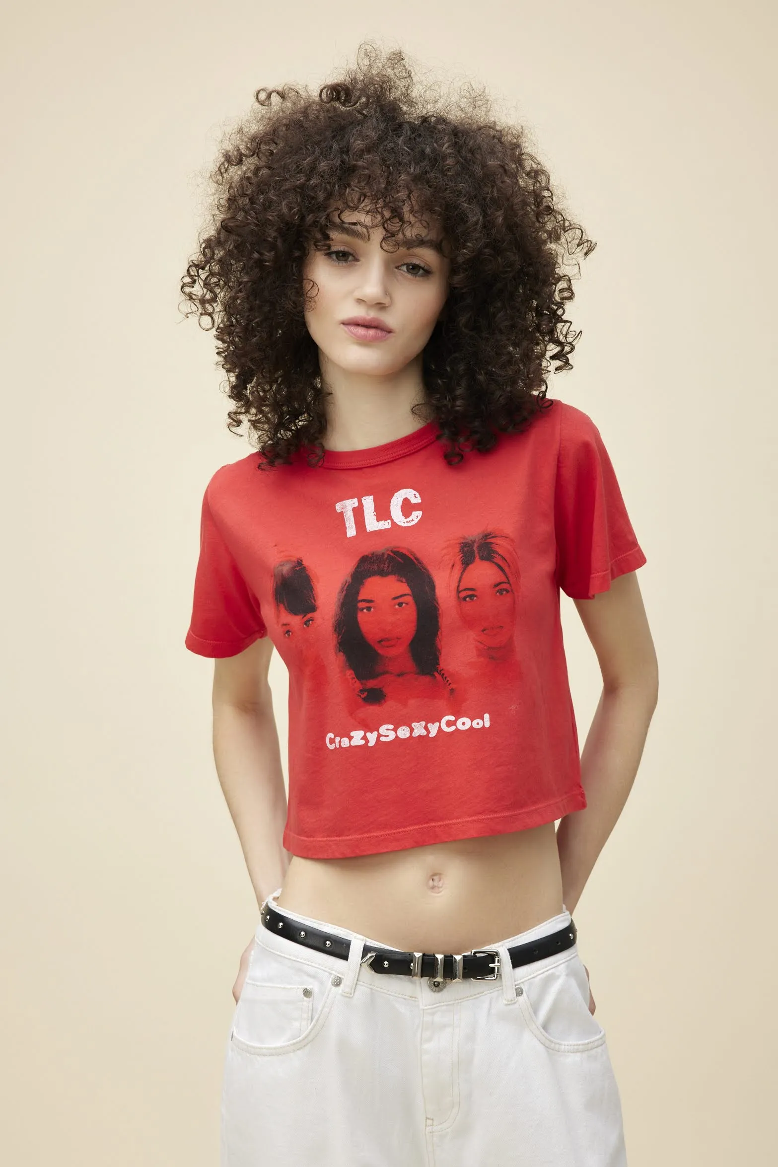 TLC Crazy Sexy Cool Boxy Crop Tee