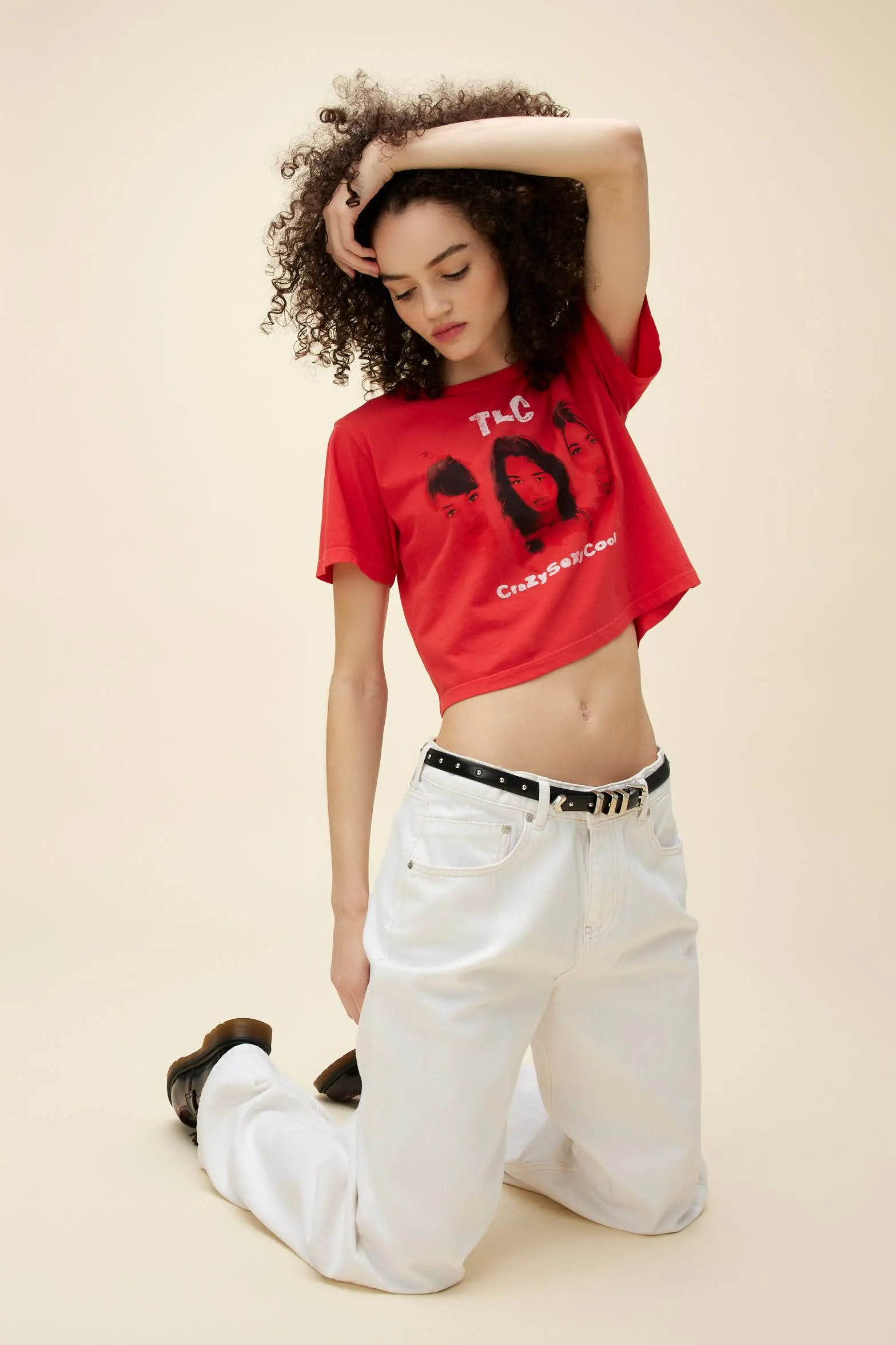 TLC Crazy Sexy Cool Boxy Crop Tee