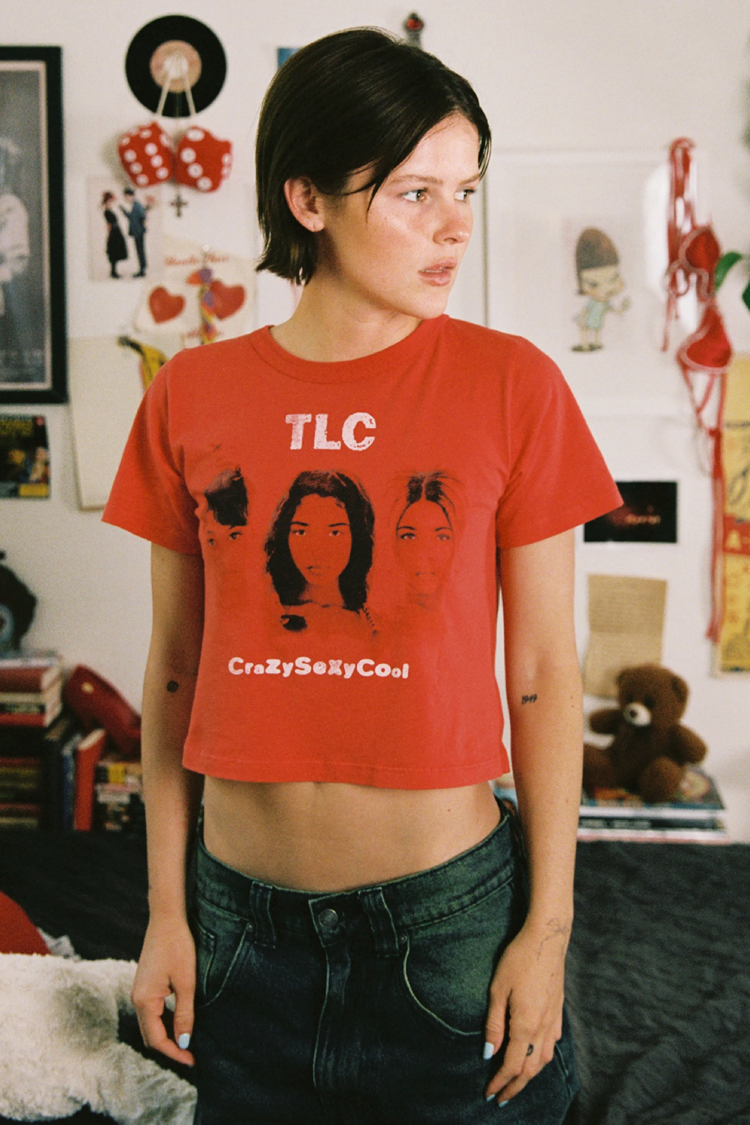 TLC Crazy Sexy Cool Boxy Crop Tee