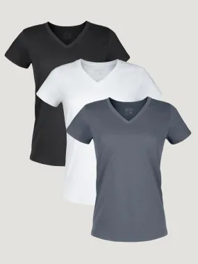 Women's Basic V-Neck 3-Pack