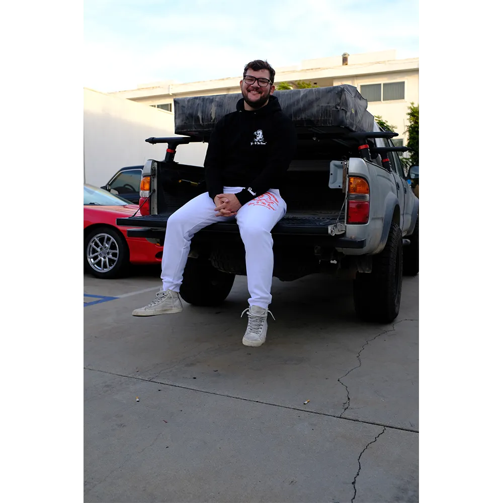 Yota's Tacos Sweatpants - White